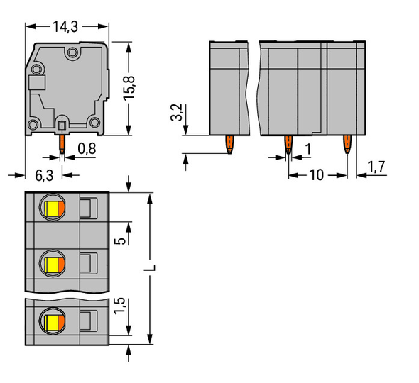 Wago 739-3209 Pack of 10