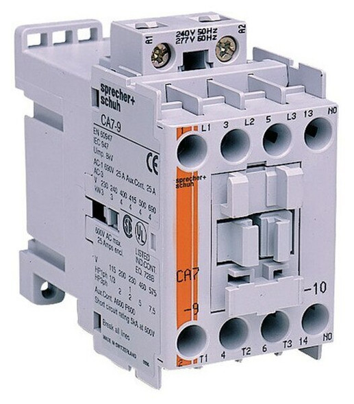 Sprecher + Schuh CA7-9-10-110 contactor 9a 110vac 1no CA7-9-10-110