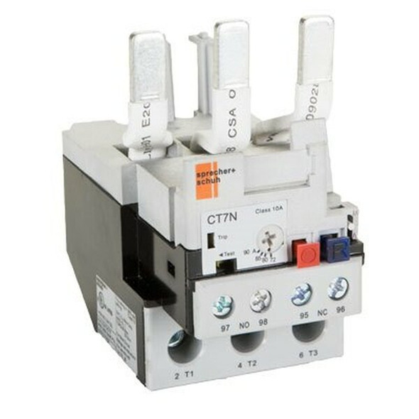 Sprecher + Schuh CT7N-85-C90 ct7n 90 amp overload relay CT7N-85-C90 A