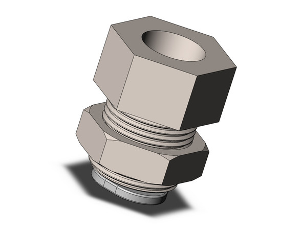 SMC KQ2E06-01N1 Fitting, Bulkhead Connector Pack of 10