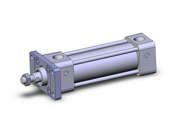 <h2>NC(D)A1, NFPA, Air Cylinder, Double Acting, Single Rod, Double Rod, Non-Rotating, Oversized Rod, Large Bore w/Options</h2><p><h3>Series NCA1 medium duty tie rod cylinders are NFPA interchangeable, have a crimped piston rod assembly, are pre-lubricated and available in 11 mounting styles. Bore sizes range from 1.5 to 4 inches.  The NCA1 expanded line of medium duty cylinders has bore sizes ranging from 5 to 8 inches, while the heavy duty range is 1.5 to 14 inches.  The single rod model is available in 22 mounting styles.</h3>- Standard and non-rotating double acting and double rod<br>- Oversized Rod<br>- Large Bore<br>- Bore sizes: 1 , 2, 2 , 3 , 4 , 5 , 6 , 8 <br>- Strokes from 1/2  to 80 <br>- NFPA Standard Mounts: basic, foot, flange, clevis, trunnion, etc<br>- NFPA Standard Rod Ends: small male, short femalee, flanged, etc<br>- Variety of switches and a variety of lead wire lengths<br>- Optional air cushions and rod boots<br>- <p><a href="https://content2.smcetech.com/pdf/NCA1.pdf" target="_blank">Series Catalog</a>