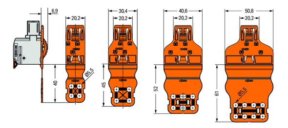 Wago 832-545 Pack of 10