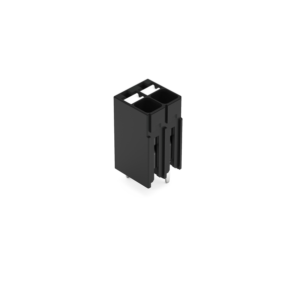 Wago 2086-1122/300-000 THR PCB terminal block, push-button 1.5 mm² Pin spacing 3.5 mm 2-pole, black