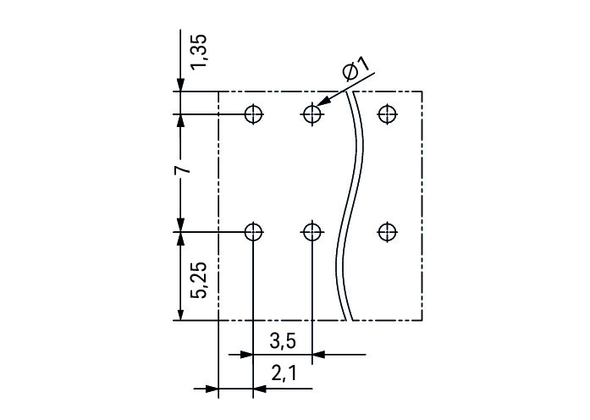Wago 2086-1209 THR PCB terminal block, push-button 1.5 mm² Pin spacing 3.5 mm 9-pole, black