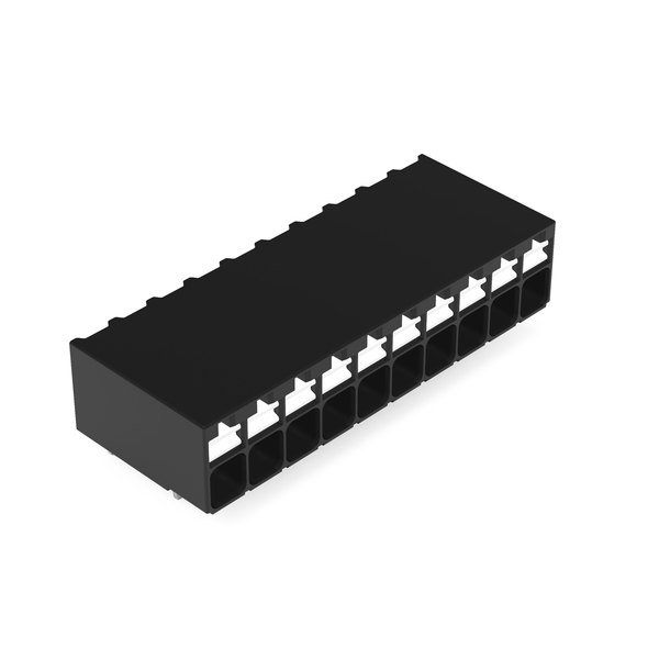 Wago 2086-1210/300-000 THR PCB terminal block, push-button 1.5 mm² Pin spacing 3.5 mm 10-pole, black