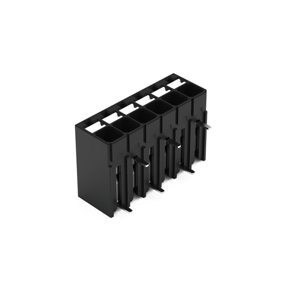 Wago 2086-1226/300-000 THR PCB terminal block, push-button 1.5 mm² Pin spacing 3.5 mm 6-pole, black