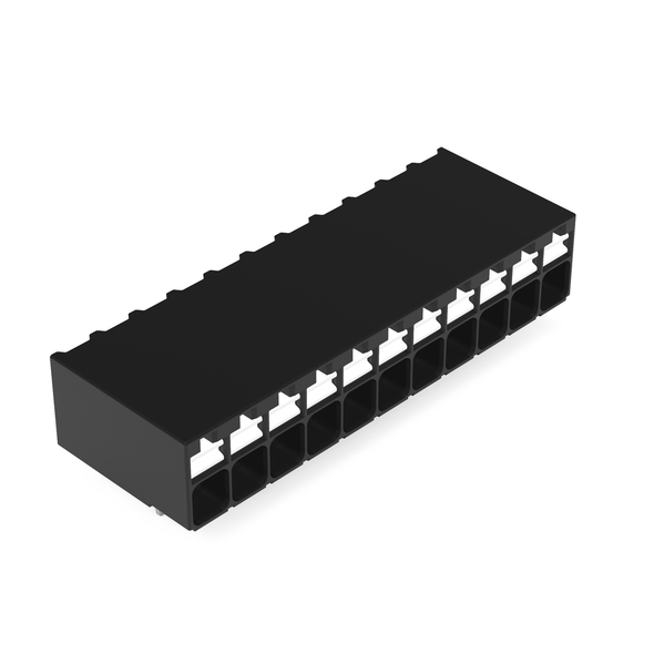 Wago 2086-1231 THR PCB terminal block, push-button 1.5 mm² Pin spacing 3.5 mm 11-pole, black