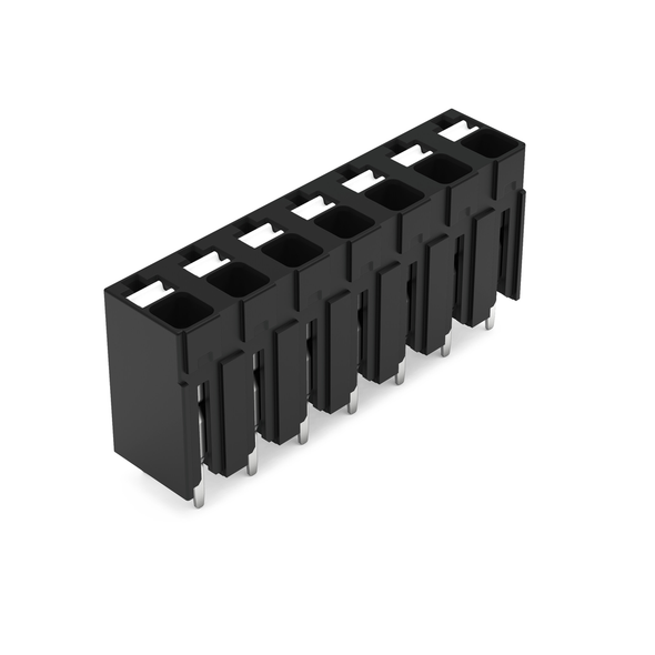 Wago 2086-3107 THR PCB terminal block, push-button 1.5 mm² Pin spacing 5 mm 7-pole, black