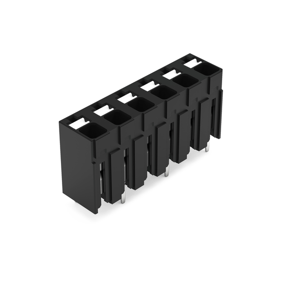 Wago 2086-3126/300-000 THR PCB terminal block, push-button 1.5 mm² Pin spacing 5 mm 6-pole, black