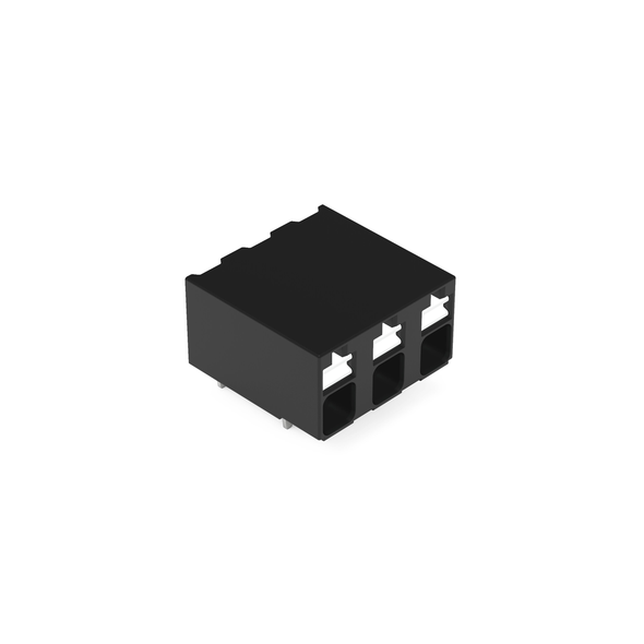 Wago 2086-3203/300-000 THR PCB terminal block, push-button 1.5 mm² Pin spacing 5 mm 3-pole, black