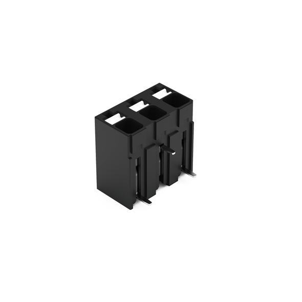 Wago 2086-3223 THR PCB terminal block, push-button 1.5 mm² Pin spacing 5 mm 3-pole, black