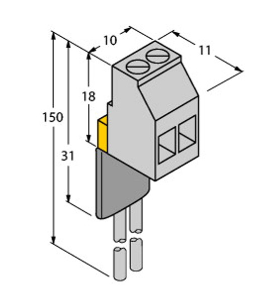 Turck Wm1 Widerstandsmodul Accessories, einfaches elektrisches Betriebsmittel nach EN60079-14, eine Zulassung ist nicht erforderlich