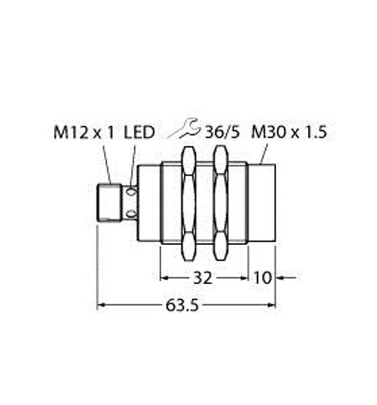 Turck Tn-M30-Iol-H1141 Read/write Head, IO-Link, BL ident