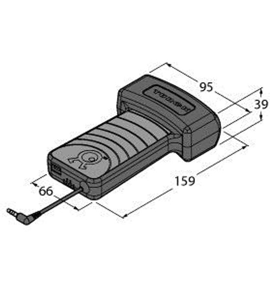 Turck Pd20-Uhf-Bra-R Handheld with Lithium-Ion Battery, BL ident