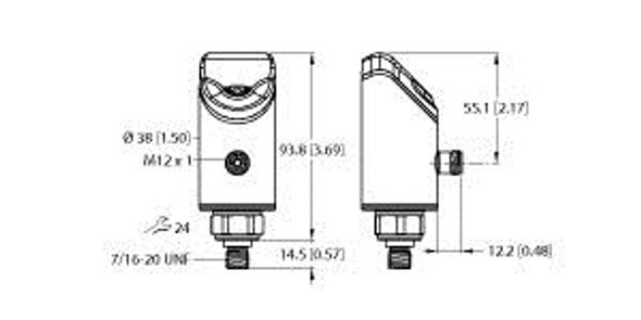 Turck Ps510-600-05-Li2Upn8-H1141 Pressure sensor, Relative Pressure: 0600  Bar