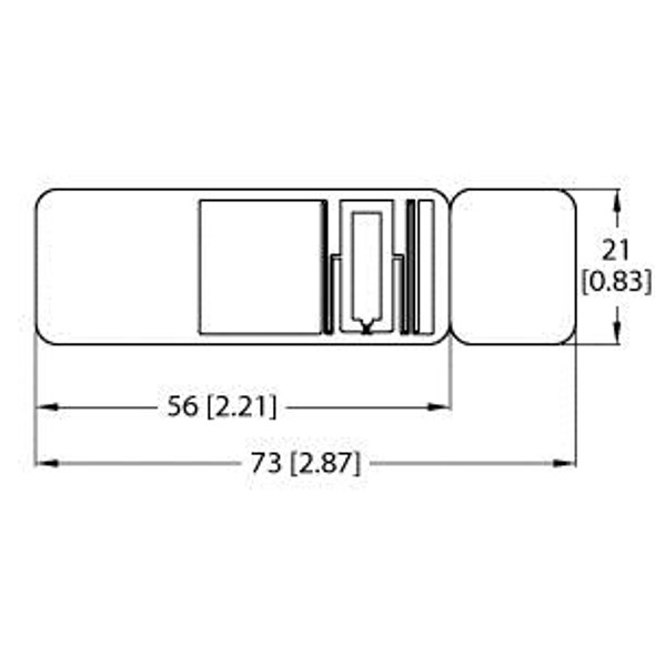 Turck Tw860-960-L73-21-P-M-B210-5Kpcs Tag, UHF, BL ident