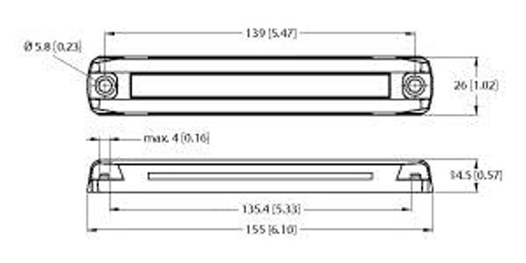 Turck Tw865-868-Q26L155-M-B174 Tag, UHF, BL ident