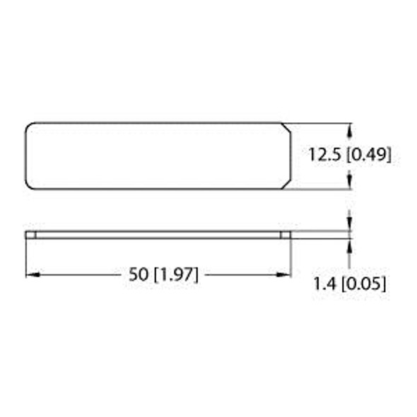 Turck Tw902-928-L50-12.5-P-M-B40-900Pcs Tag, UHF, BL ident