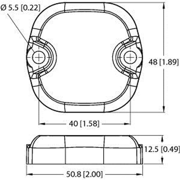 Turck Tw860-960-Q48L51-M-B112 Tag, UHF, BL ident