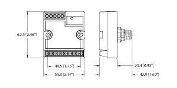 Turck Fil20-8Dxp-E I/O Hub for connection of digital signals to IO-Link Master, 8 Universal Digital Channels, PNP