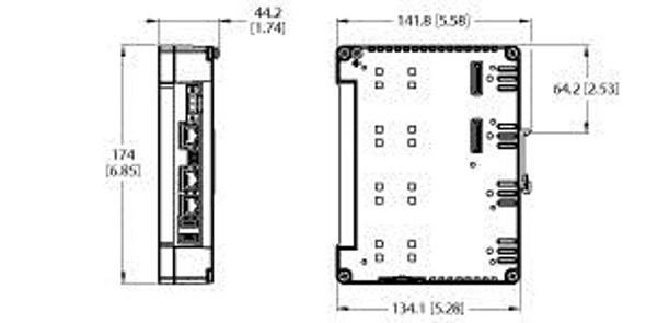 Turck Tx700D-P3Wv01 TX700 HMI/PLC Series, Dual-Core IOT Gateway  CODESYS V3 PLC with WEB VISU, DIN Rail Device for the Control Cabinet