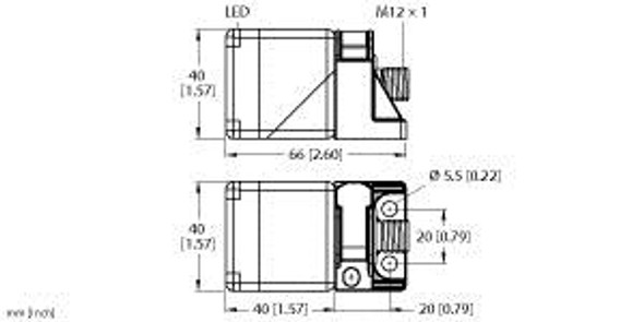 Turck Tn-Q40-Iol2-H1141 HF Read/Write Device, IO-Link, BL ident