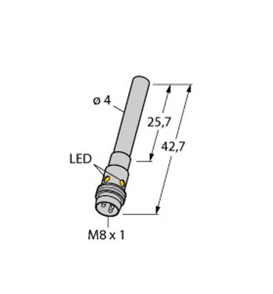 Turck Bi1-Eh04-An6X-V1331/S1367 Inductive Sensor, Standard