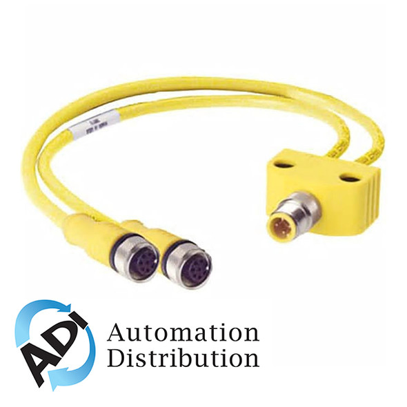 Turck Rj45 Rj45 442-1M Double-ended Cordset, Straight Male Connector to Straight Male Connector 777018709