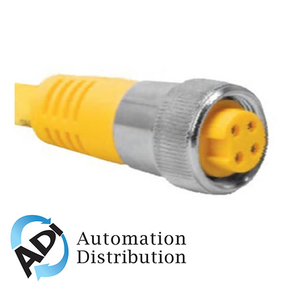 Turck Rkm 34-2M Single-ended Cordset, Straight Female Connector 777023396