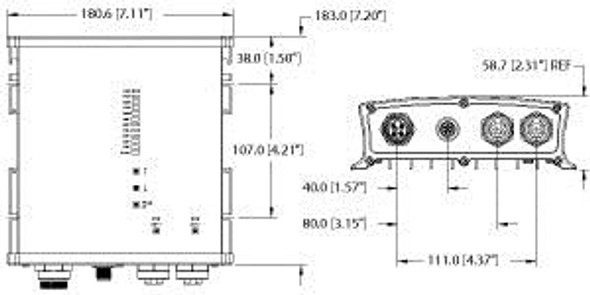 Turck Psu67-3P-1Mp-2M5-24200-F Smart Power Supply Module in IP67, 24?28 VDC Output Voltage, 3-Phase, 2ÿ?ÿ10 A Output Current