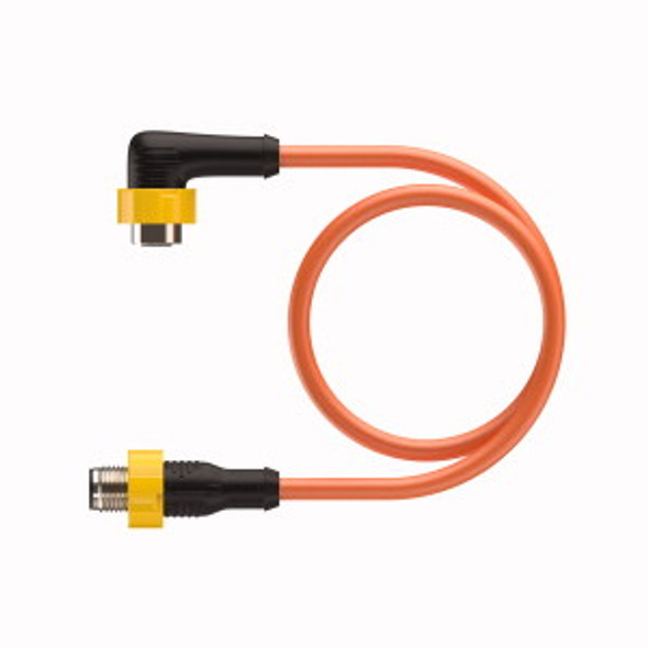 Turck Ekwt-Esrt-A5.500-Hua6-2 Actuator and Sensor Cordset, Extension Cable