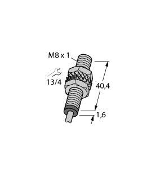 Turck Bi1.5-Eg08-Y1 Inductive Sensor, Standard, KEMA 02 ATEX 1090X