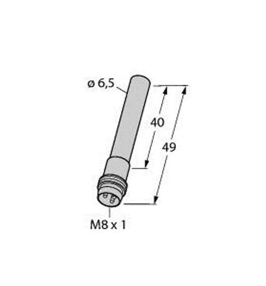 Turck Bi1.5-H6.5-Y1-V1131 Inductive Sensor, Standard, KEMA 02 ATEX 1090X