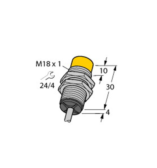 Turck Ni10-G18-Y0 7M Inductive sensor