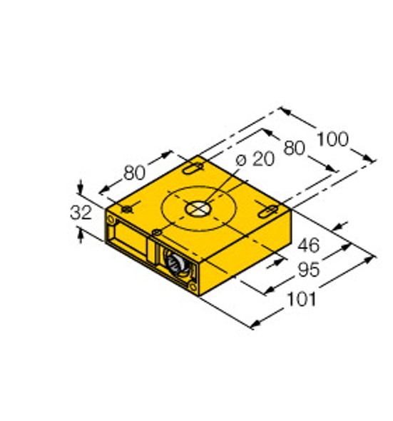 Turck Ni20R- Inductive Sensor, Ring Probe, Standard