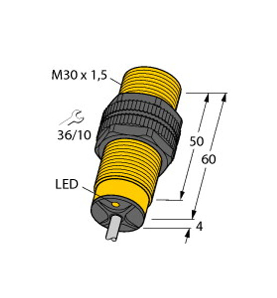 Turck Ni15-S30-Vp4X/S100 7M Inductive sensor