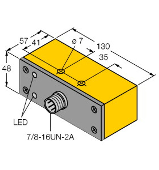 Turck Ni30-Q130-Vp4X2-B2141 Inductive Sensor, Standard