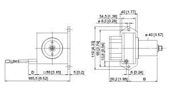 Turck Dw1000-110-7E-H1441 Draw-Wire