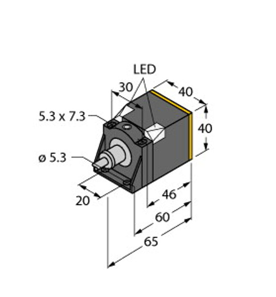 Turck Ni50U-Ck40-Vp4X2/S105 10M Inductive Sensor, uprox+