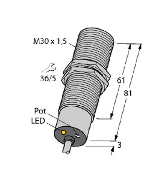 Turck Bc10-M30-Vp4X Capacitive Sensor