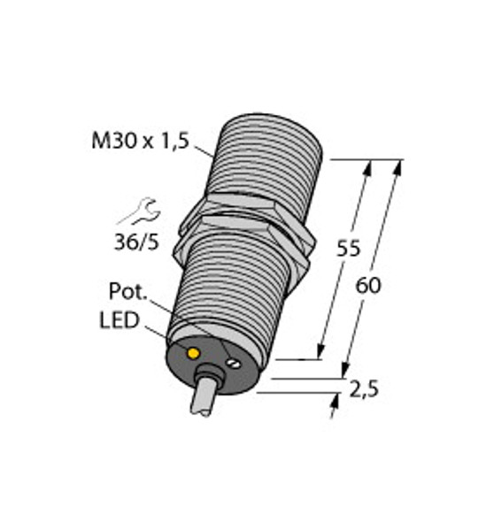 Turck Bc10-M30K-Vn4X Capacitive Sensor