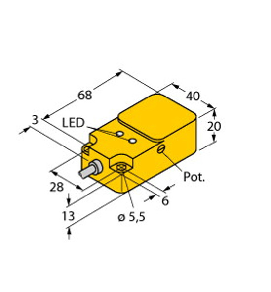 Turck Bc20-Q20-Ap4X2 Capacitive Sensor