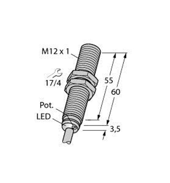 Turck Bc3-M12-Ap6X Capacitive Sensor