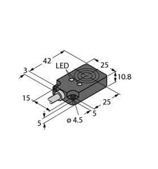 Turck Bc8-Q10-Ap6X2/S250 Capacitive Sensor