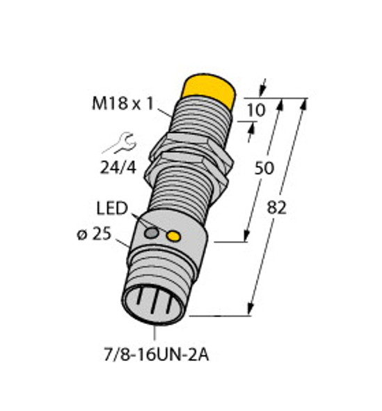 Turck Ni14-G18-Adz30X2-B1331 Inductive sensor