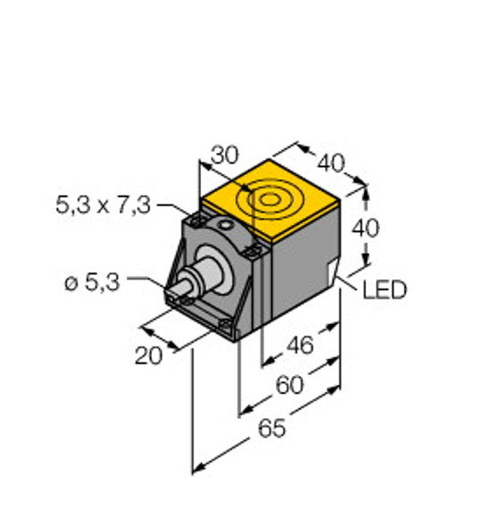 Turck Ni35U-Ck40-Adz30X2-T Inductive Sensor, With Increased Switching Distance, uprox