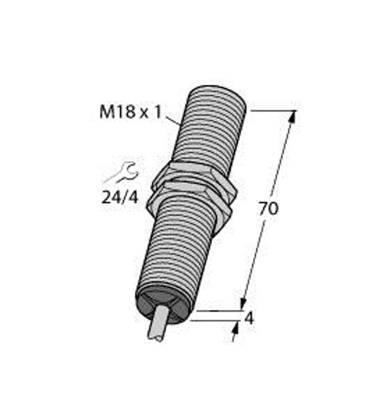 Turck Bi5-G18-Rz3X/70Mm Inductive sensor