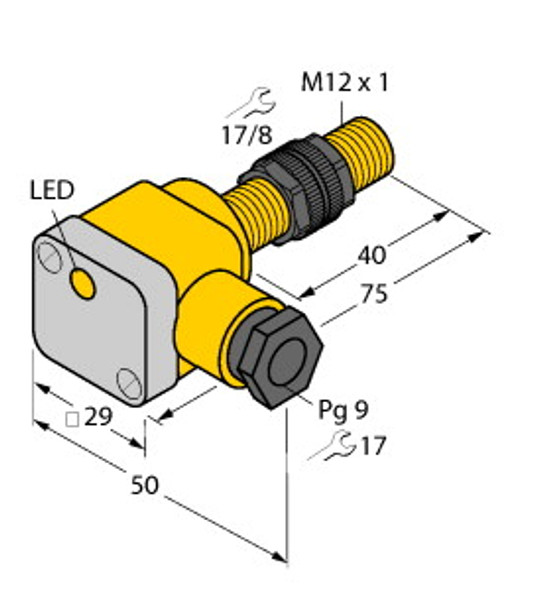 Turck Bi2-P12Sk-Ad4X Inductive sensor