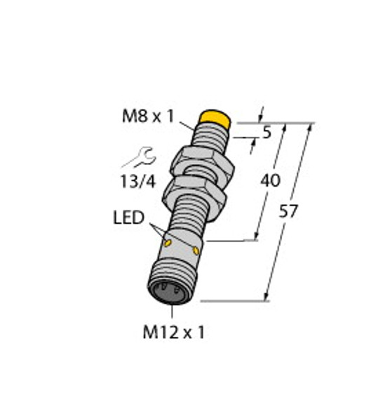 Turck Ni4U-Eg08-Ap6X-H1341 Inductive Sensor, uprox