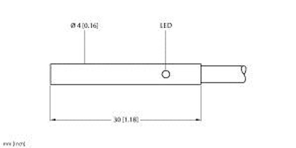 Turck Bi1-Eh04-Rp6X Inductive Sensor, Standard